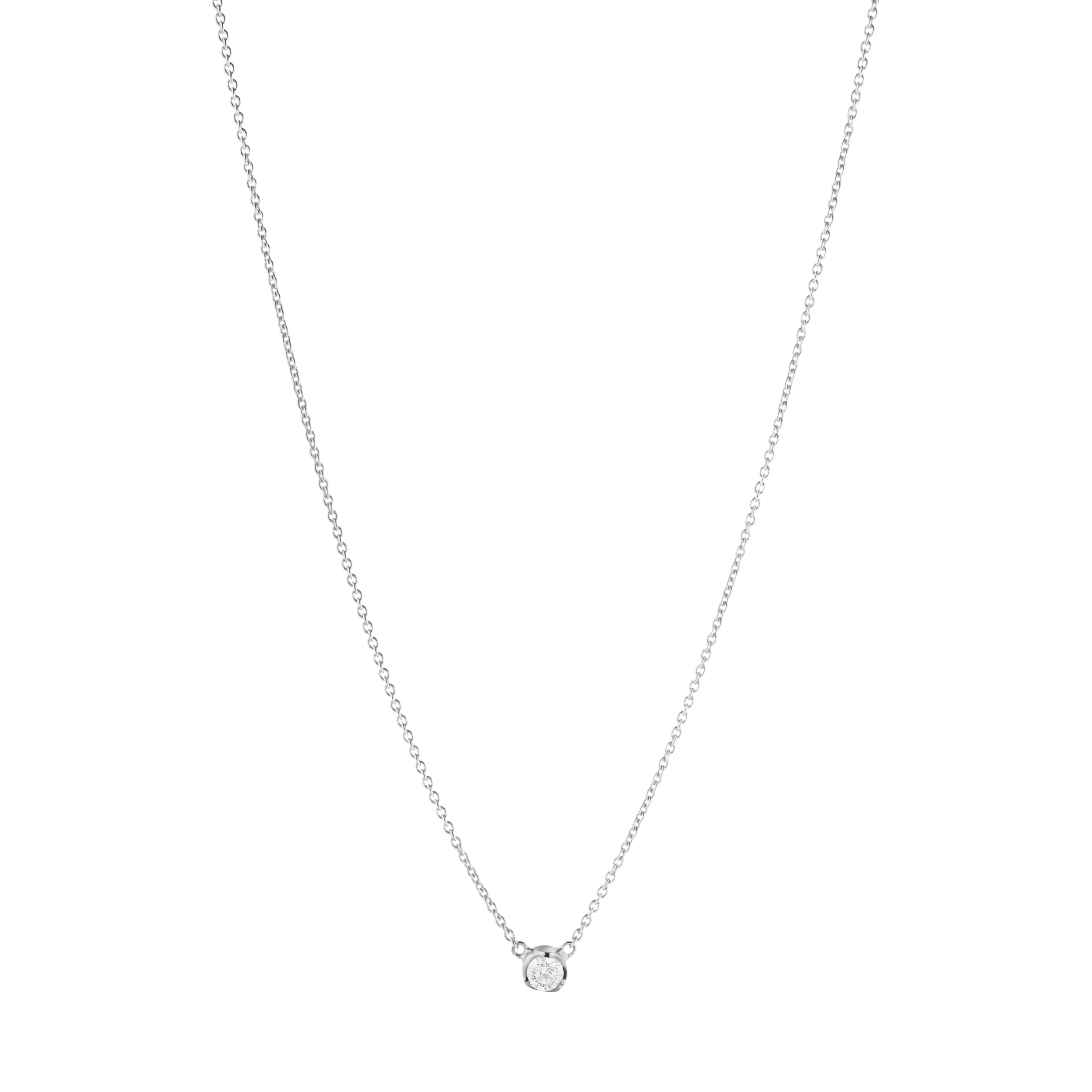 Georg Jensen Signature Hvidguld Halskæde 20001344