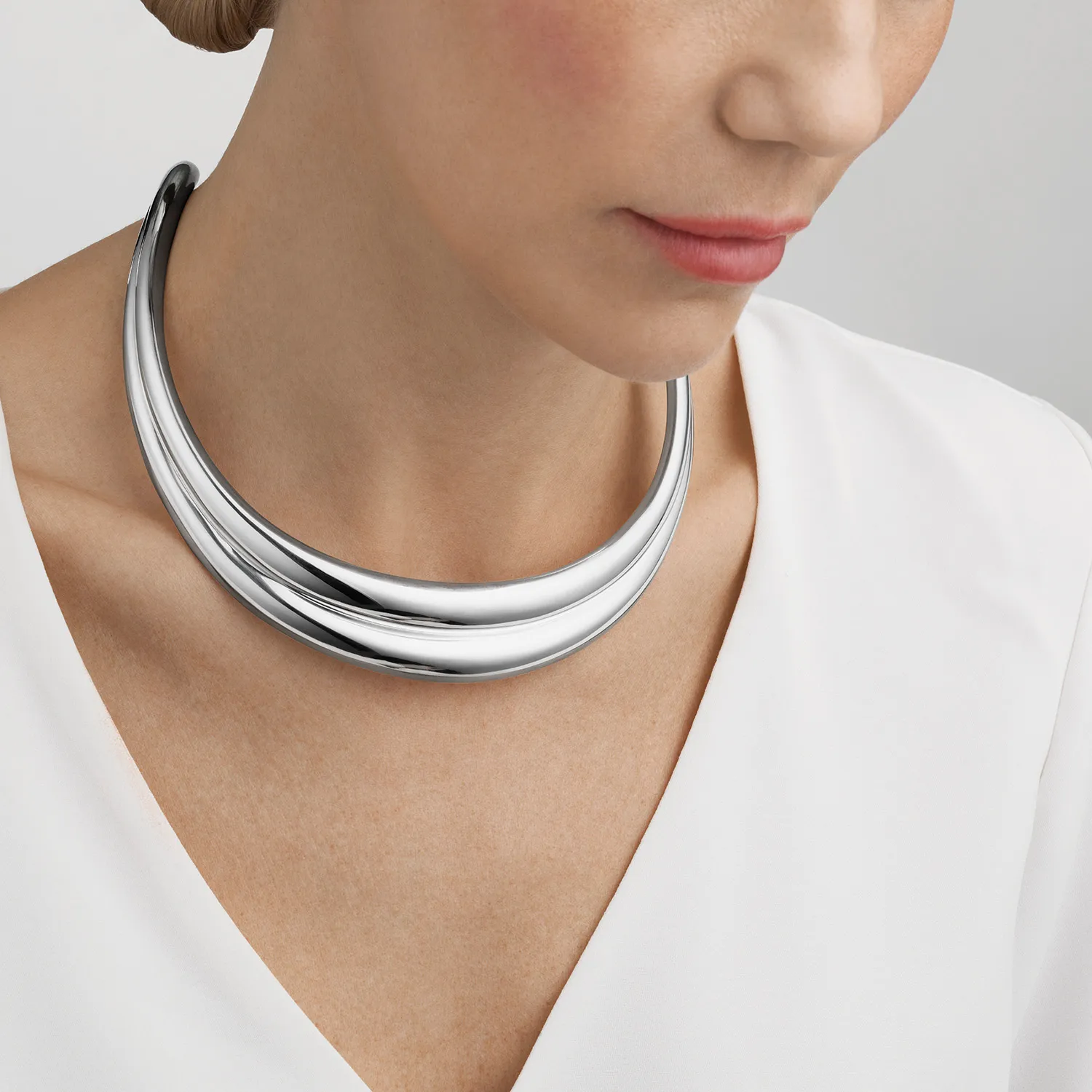 Georg Jensen Curve Halsring 20000009