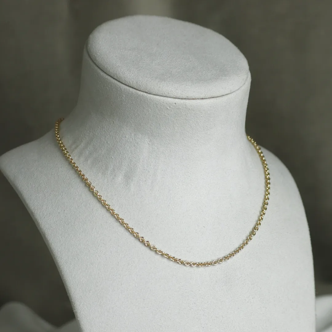 BNH Anker Rund Kæder 14 kt guld 0,8 mm