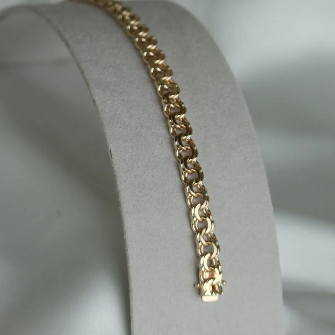 BNH Bismark Kæder 8 kt guld 7,5 mm