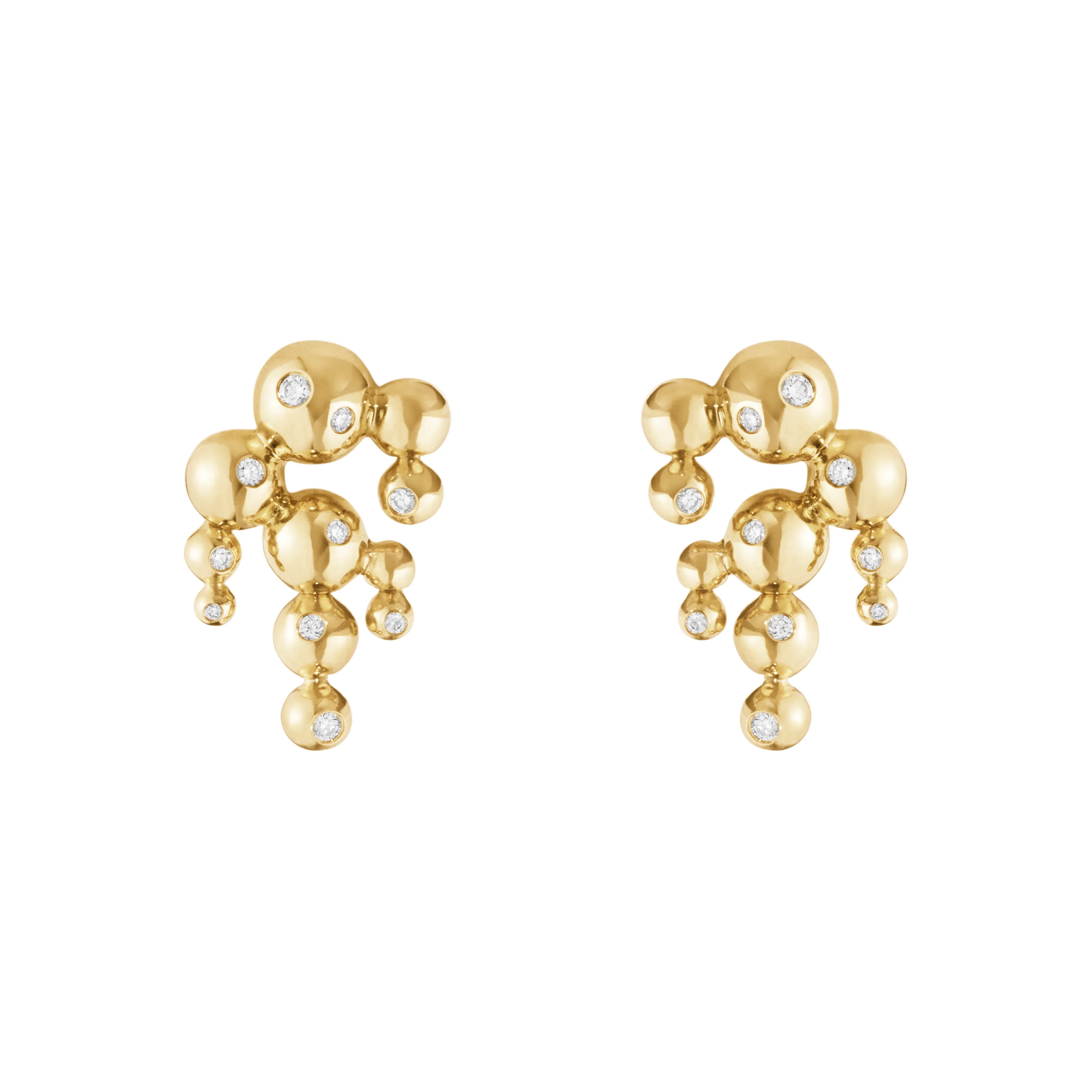 Georg Jensen Moonlight Grapes Ørering guld 20001422