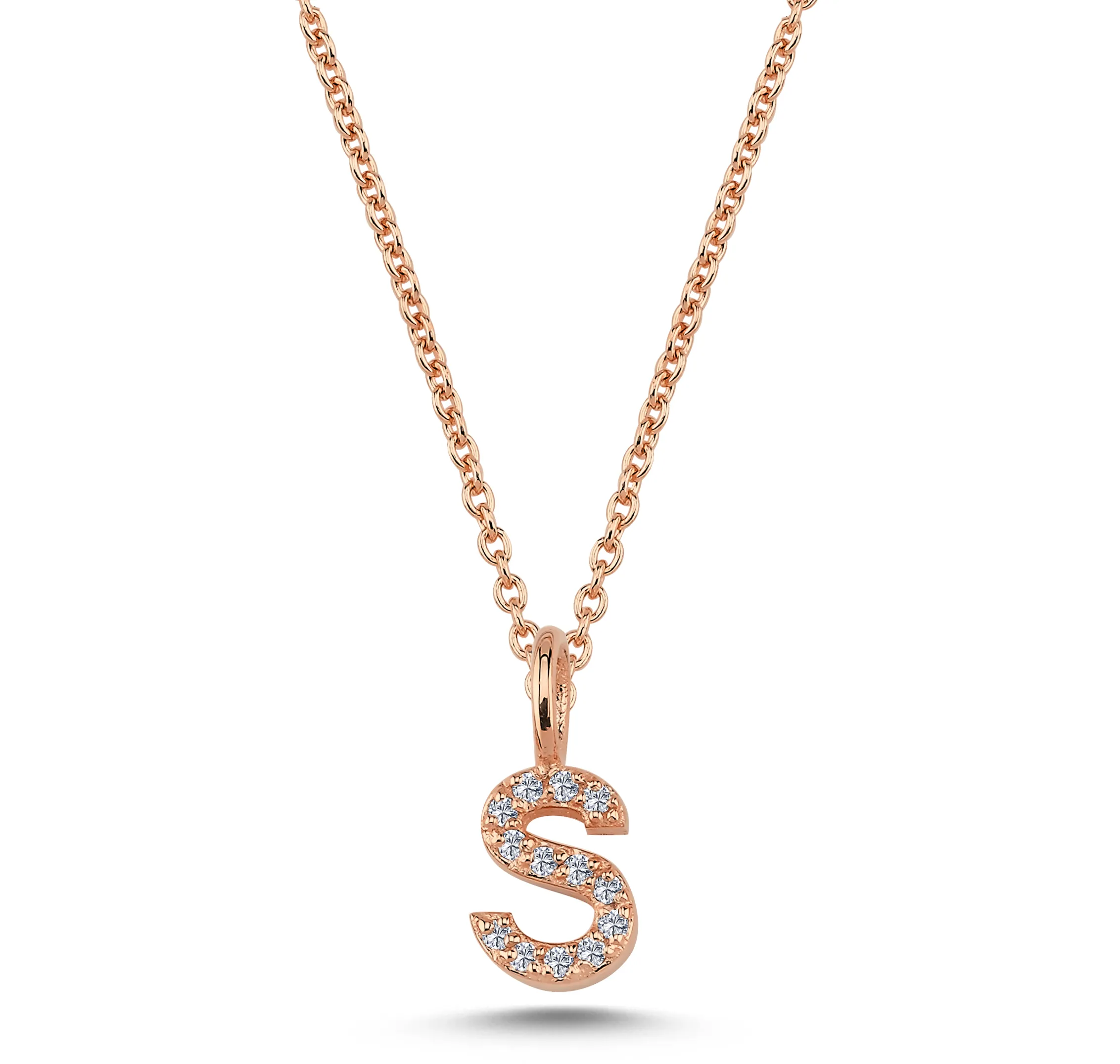 Nuran Bogstav vedhæng &quot;S&quot; med pave V2201-S 0065