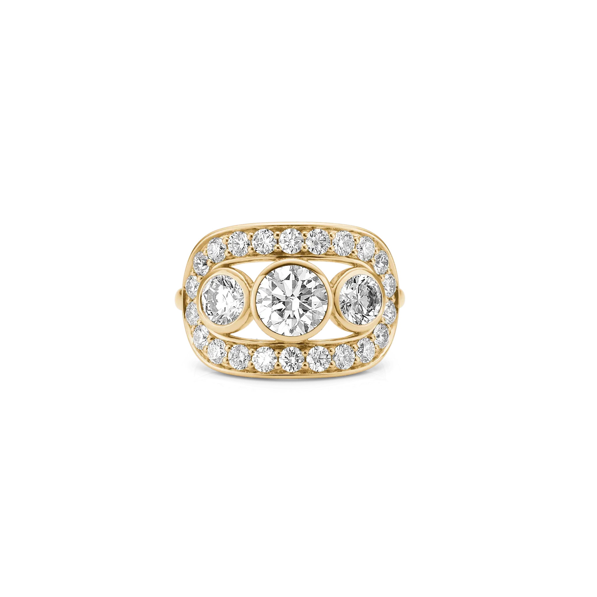 Julie Sandlau Heritage Trio Ring YG-RI341