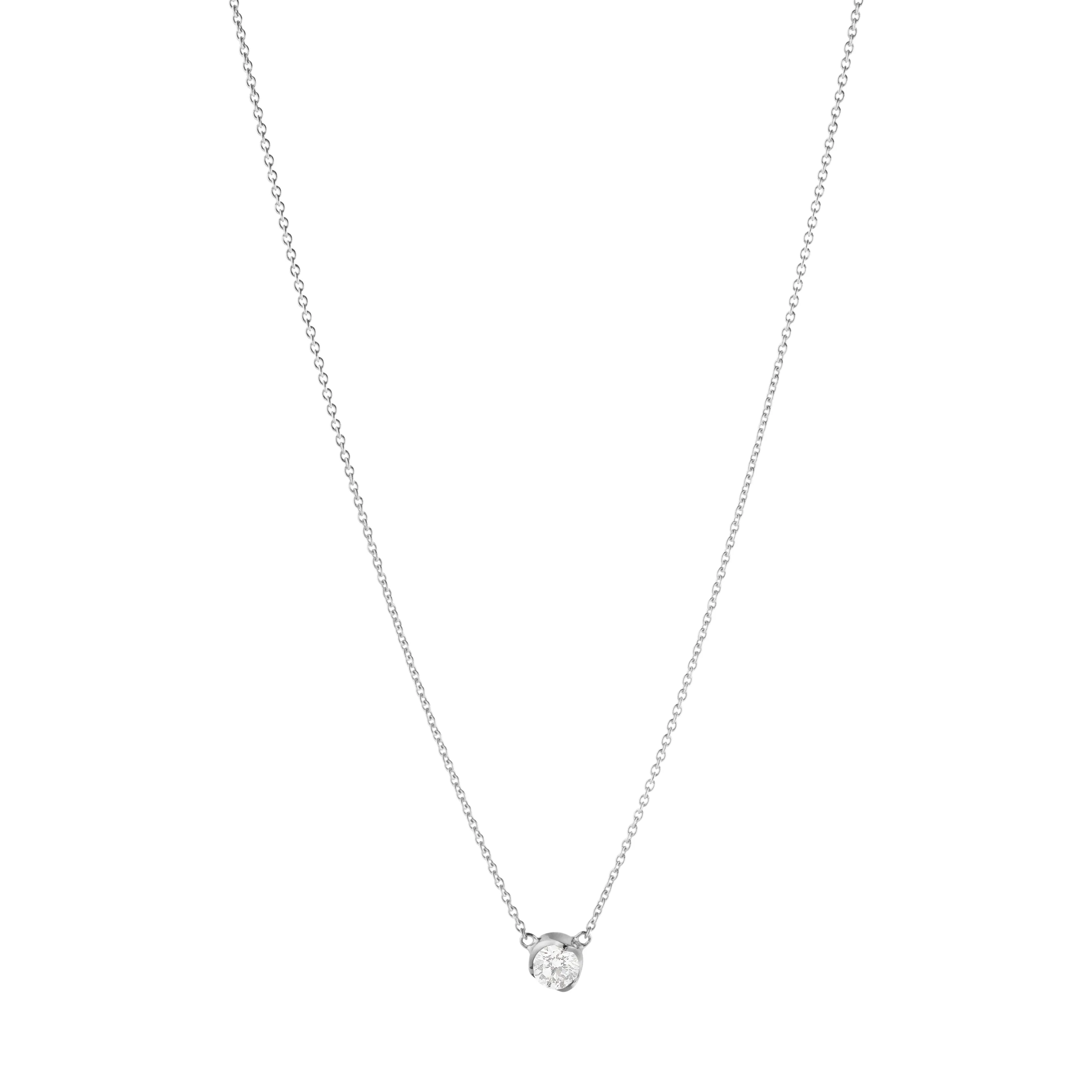 Georg Jensen Signature Hvidguld Halskæde 20001345