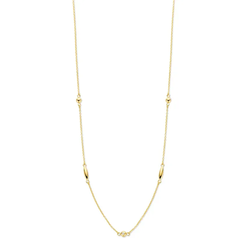 Spirit Icons Ellis Halskæde 0,02 ct Wvs 14k
