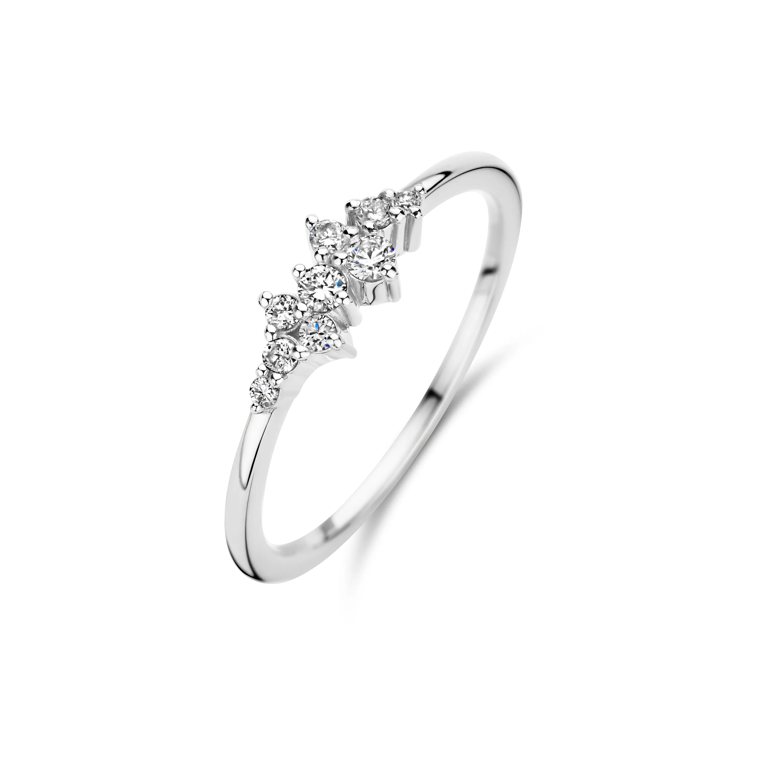Spirit Icons Sunrise Ring Hvidguld 54347