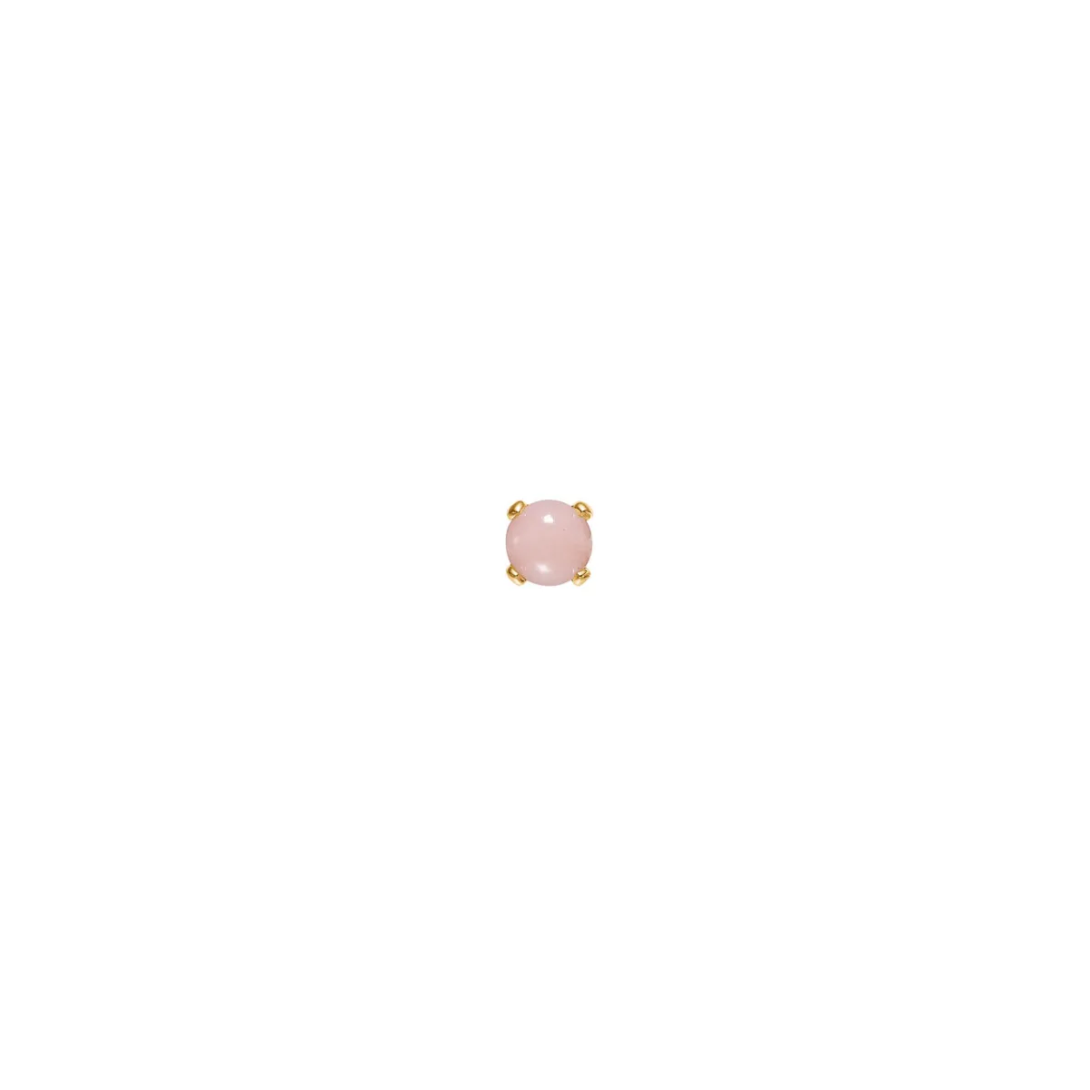 Carré 10-Karat ørestik med Pink Opal TS 4390 PO 1pc.
