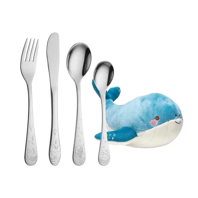 Nordahl Andersen Stål Bestik m. Hval Inkl. Bamse 93002527015