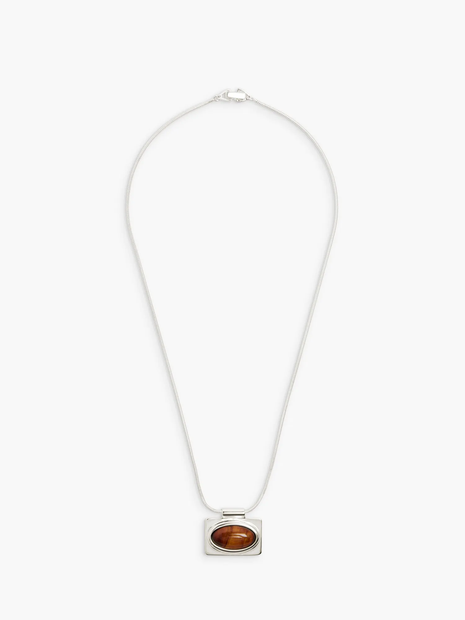 RAGBAG Emberly Squared Halskæde 15041-SS
