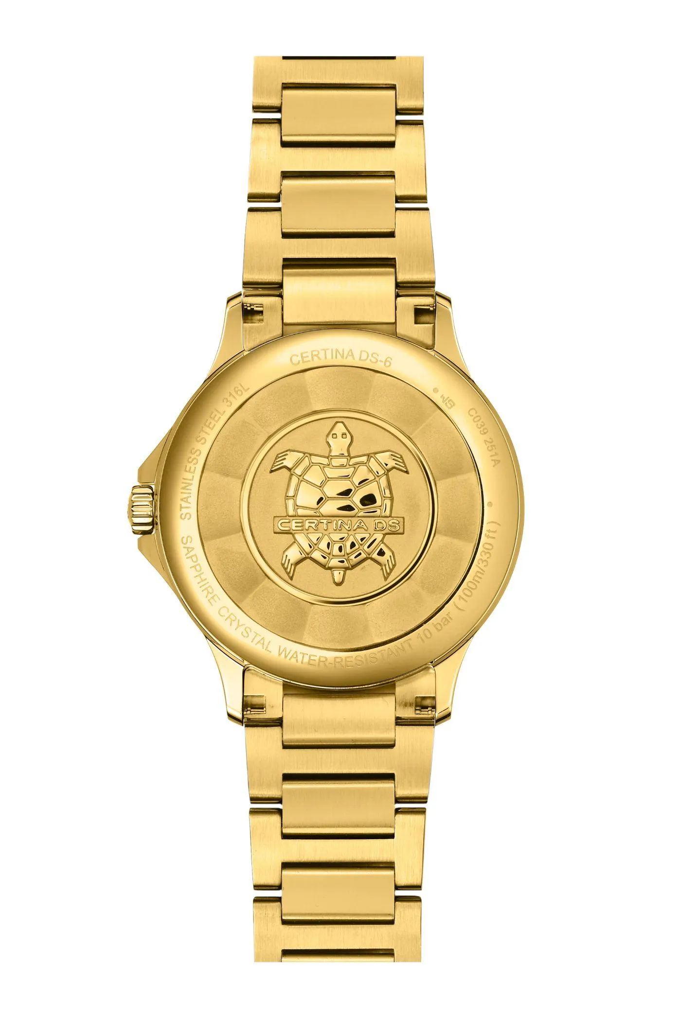 Certina DS guld dameur C039.251.33.367.00