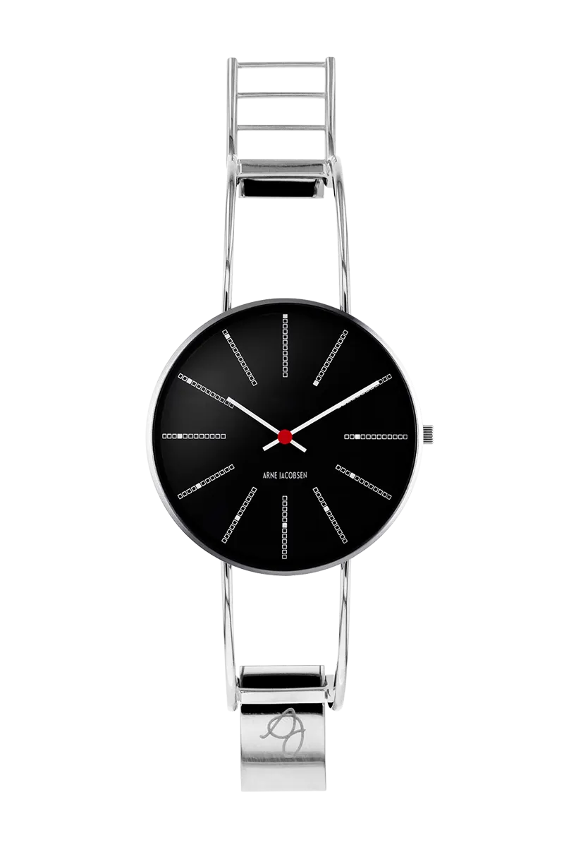 Arne Jacobsen Bankers Sort 40mm 53105-2018