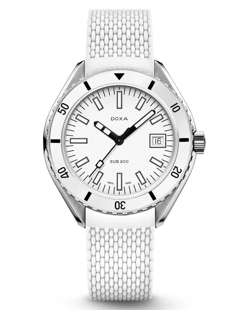 DOXA Sub 200 Whitepearl 799.10.011.23