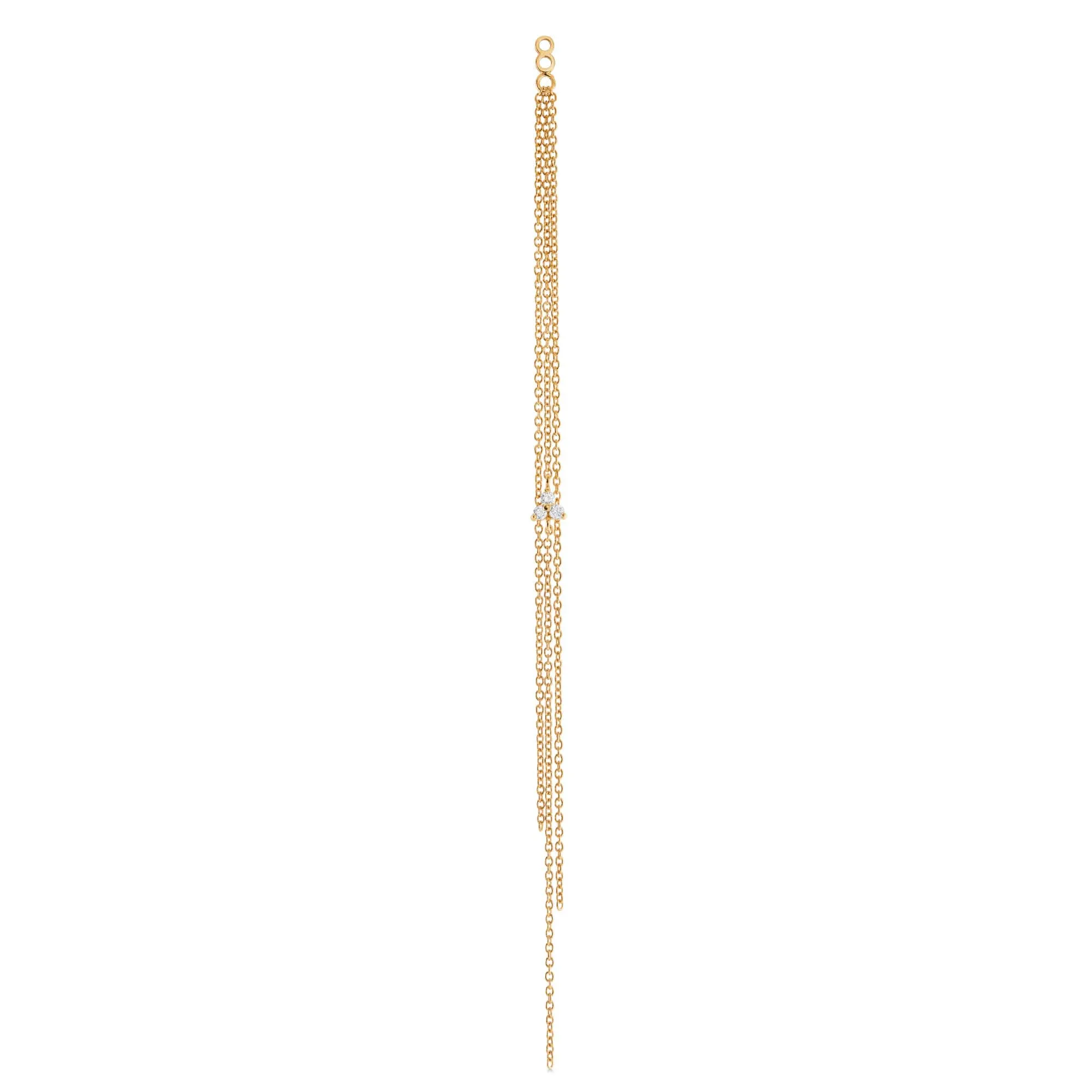Ro Copenhagen Fryd Diamant Kæde Ørehænger E104Y116