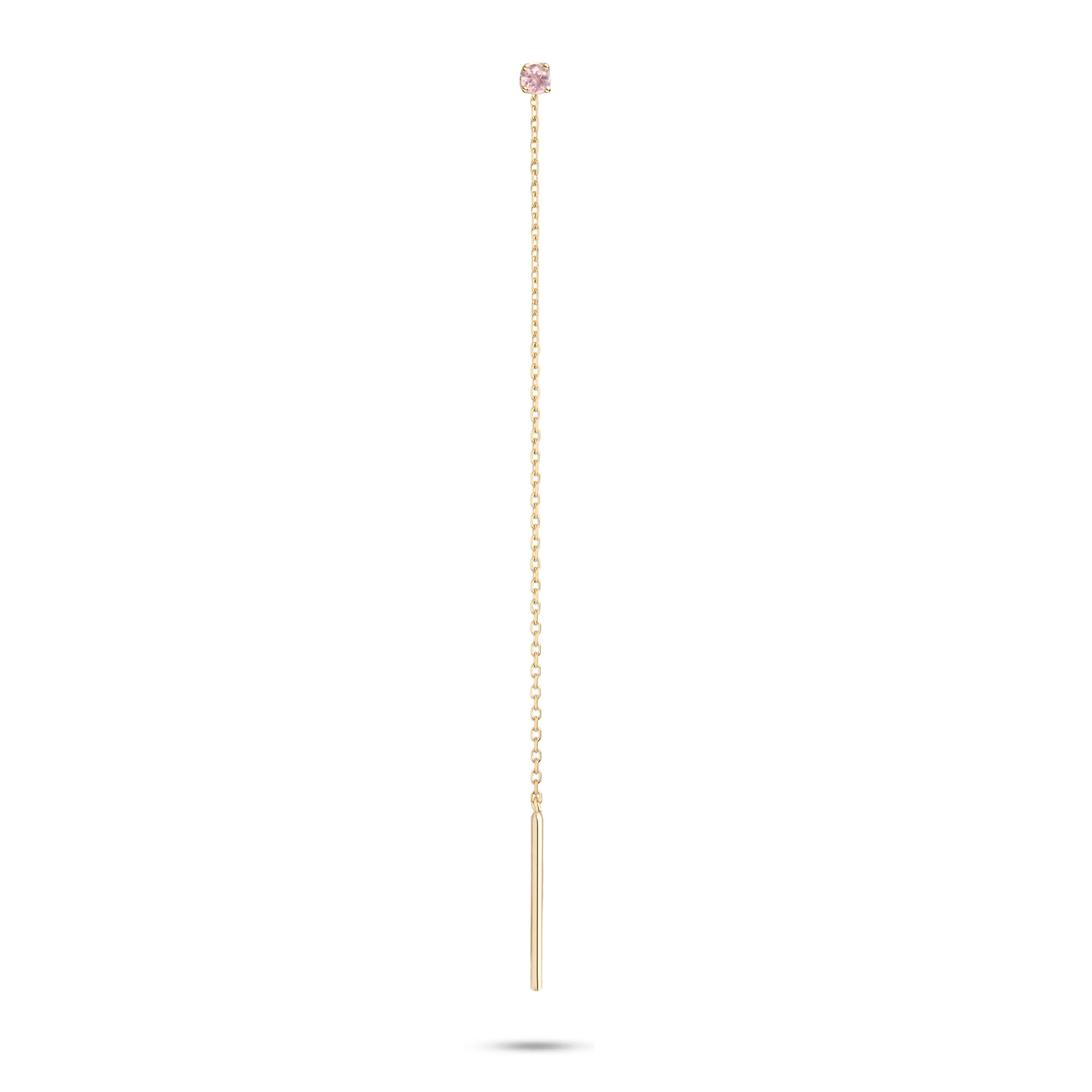 Carré 10-Karat ørestik med Turmalin TS 4278 TR 1pc.
