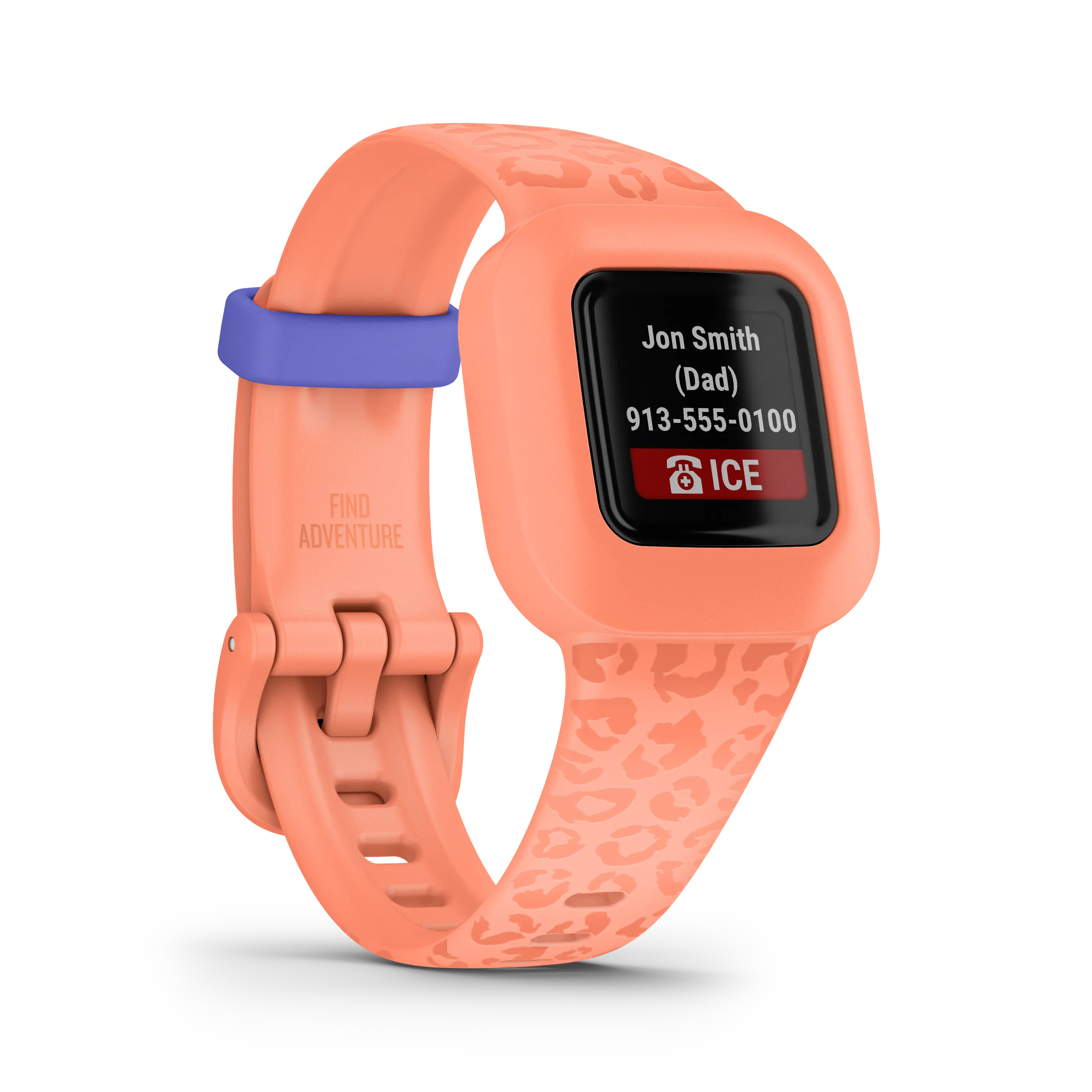 Garmin vivofit jr. 3 Peach Leopard 010-02441-04