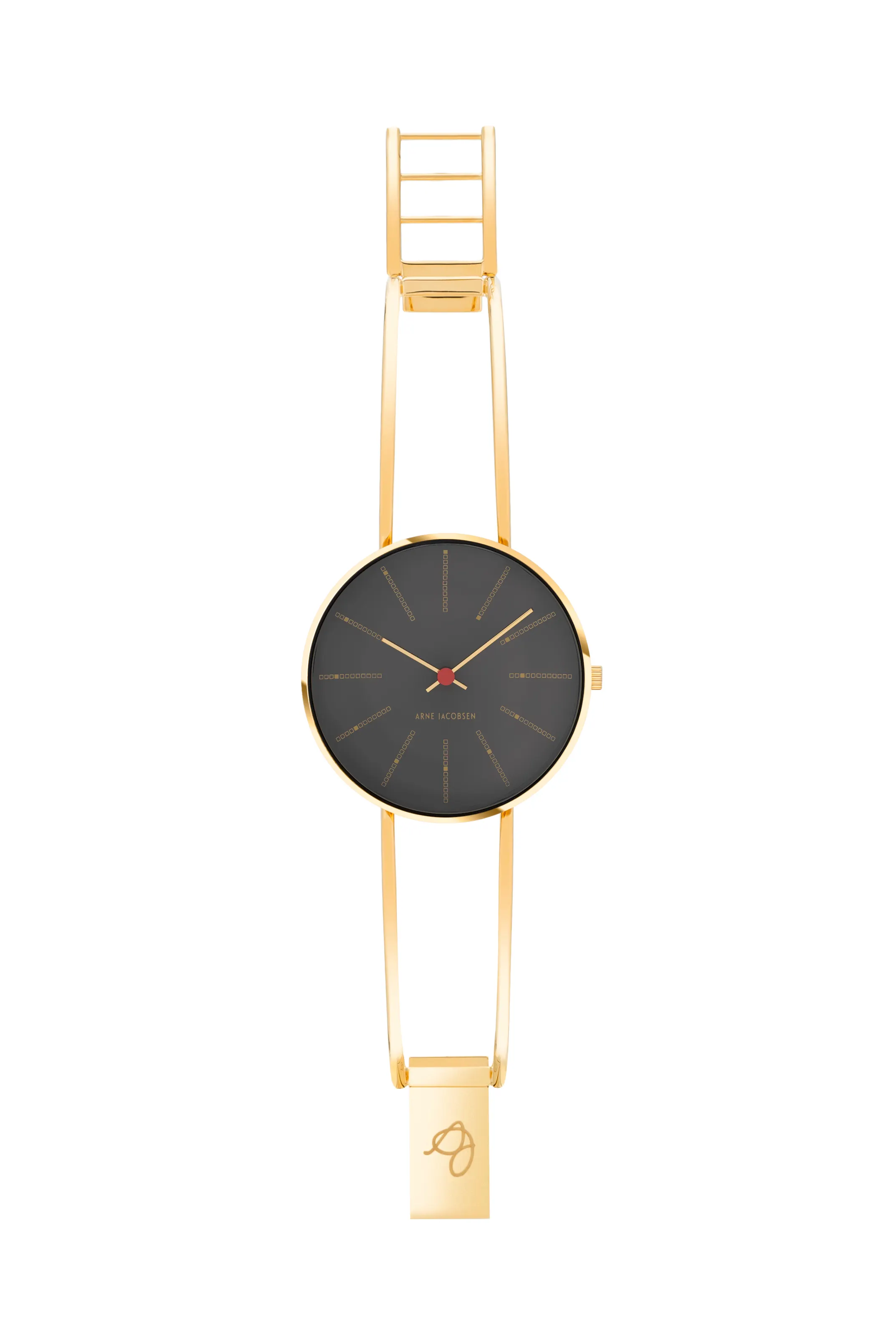 Arne Jacobsen Bankers Porsgrunn Grey 34 mm 53109-1619