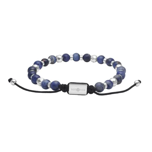 Son of Noa Armbånd Sodalit og Stål 80890512700
