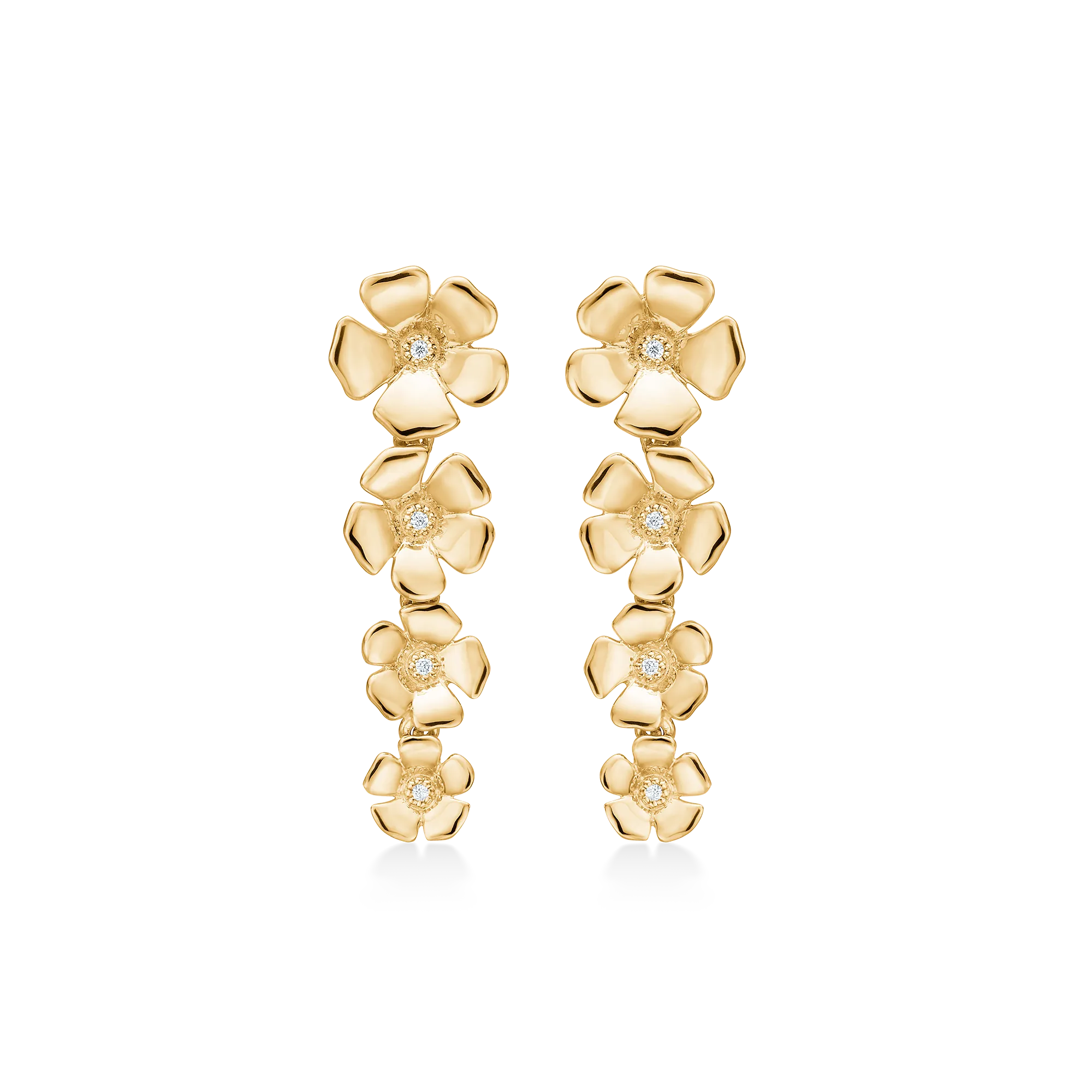 Mads Fleur Øreringe 14kt. 1511110