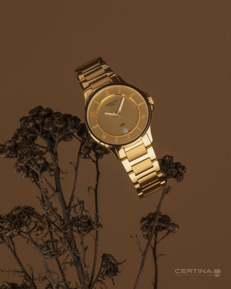 Certina DS guld dameur C039.251.33.367.00
