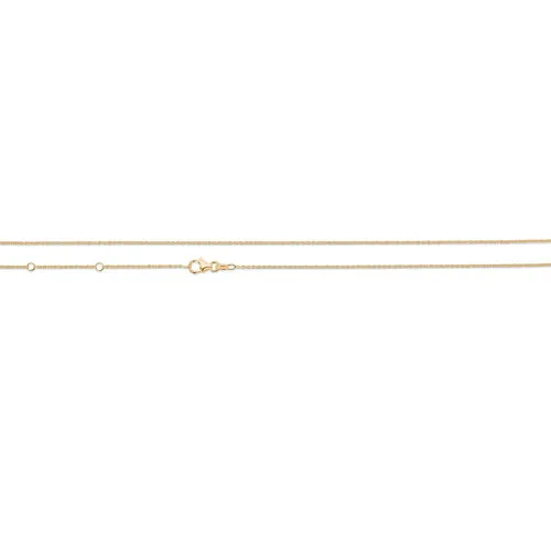 Mads Z Halskæde Anker Facet 8 Kt. Guld 45 cm 9320110