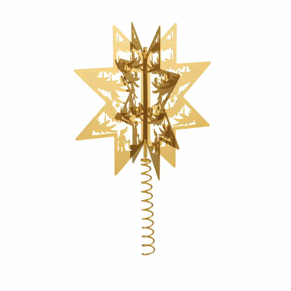 Nordahl Andersen - Topstjerne Forgyldt 19,5 cm 98862342000