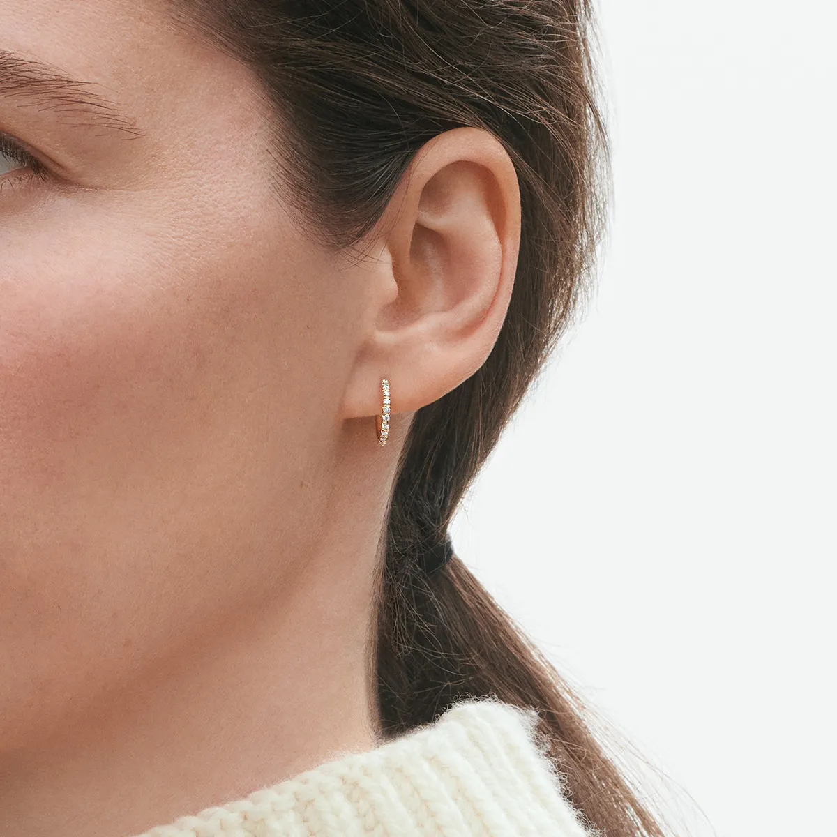 Georg Jensen Signature Diamond Ørering 20001304