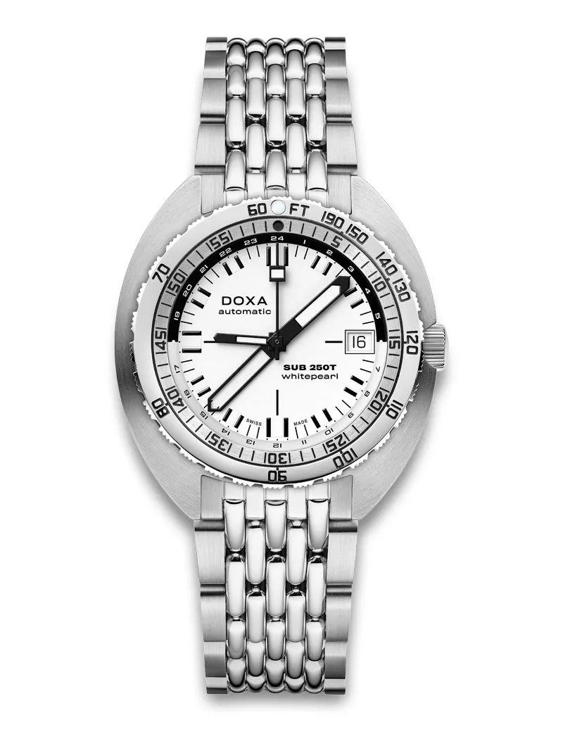 DOXA Sub 250T GMT Whitepearl 855.10.011.10