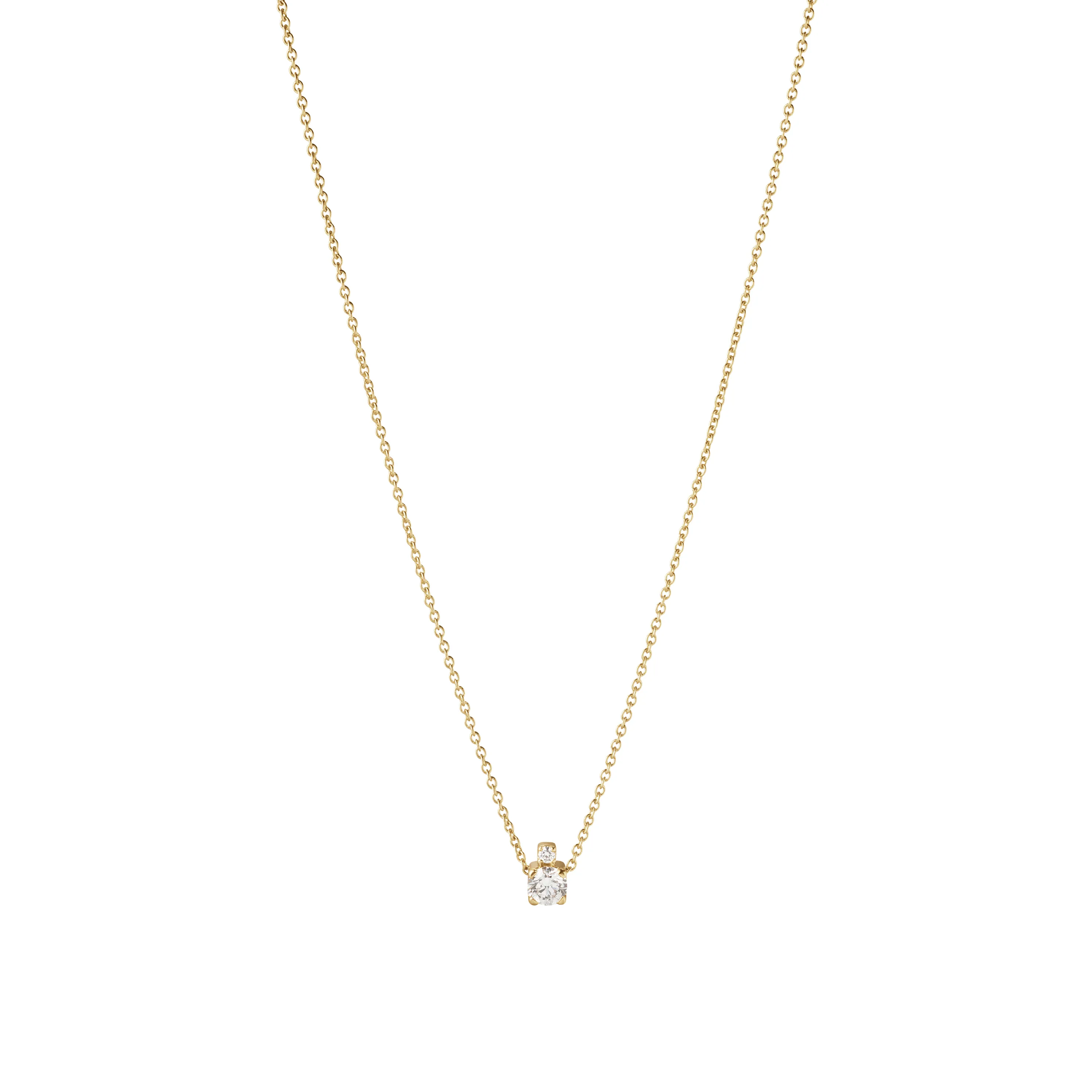Sophie Bille Brahe Orangerie Simple Halskæde NL23_PC_PET_WH