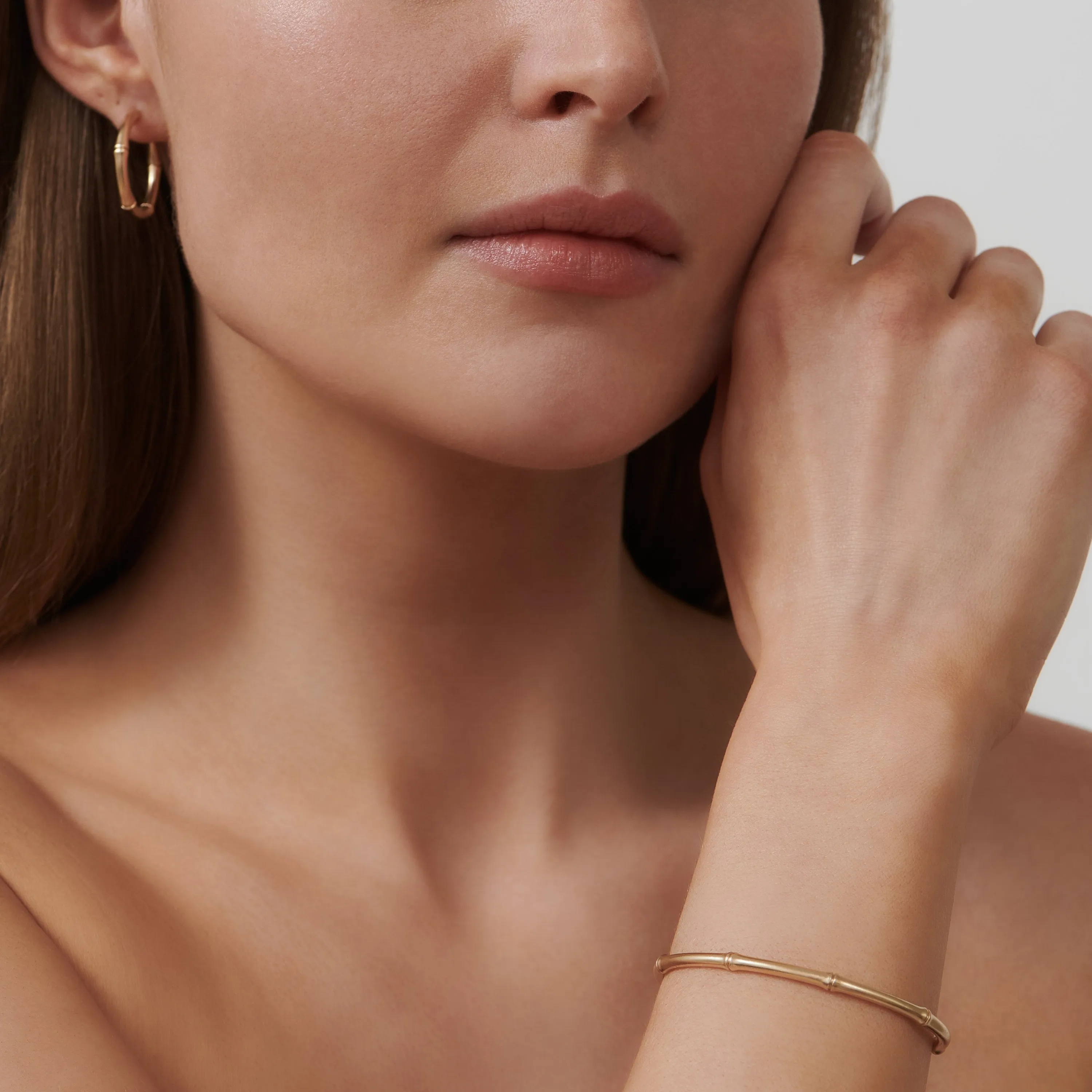 Julie Sandlau Bamboo Armbånd 14k YG14-BR332