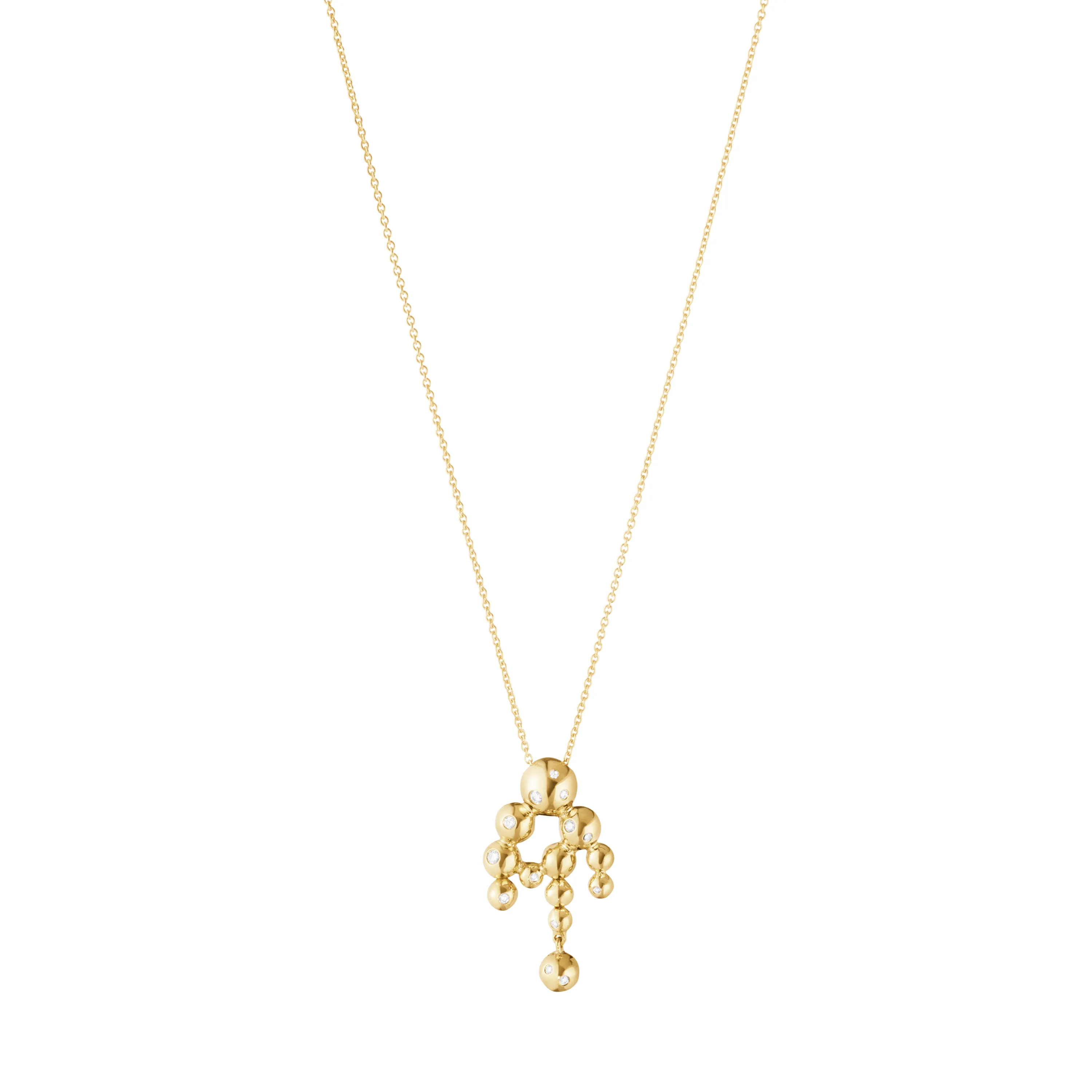 Georg Jensen Moonlight Grapes halskæde guld 20001426