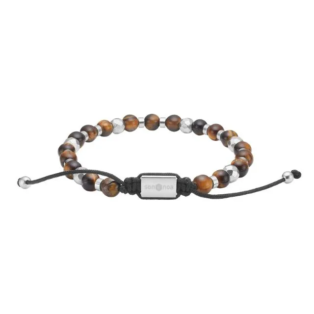 Son of Noa Armbånd Tigerøje og Stål 80890502700