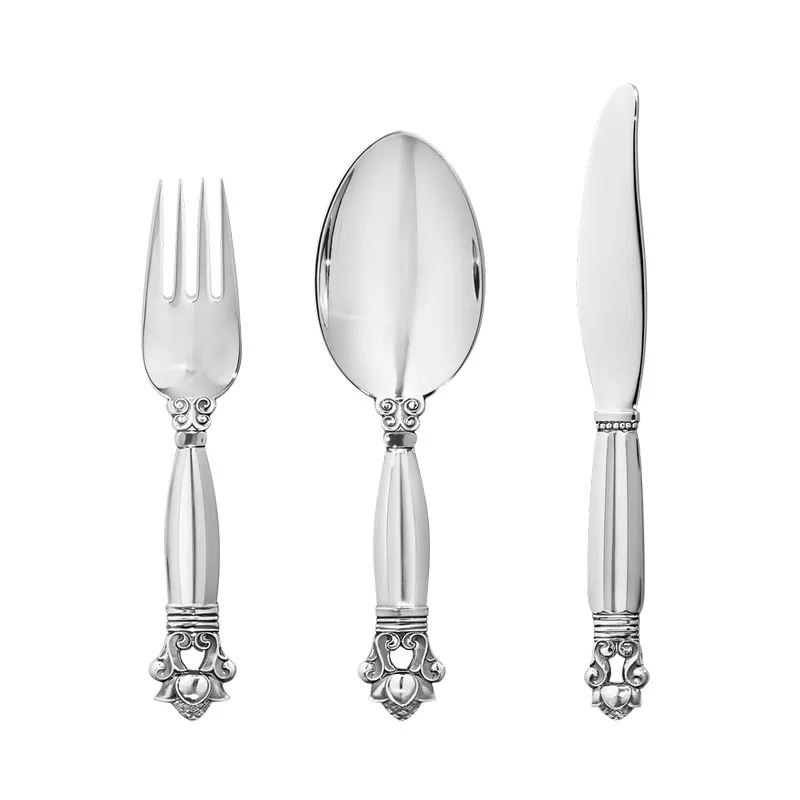 Georg Jensen Konge Børnebestik Sæt