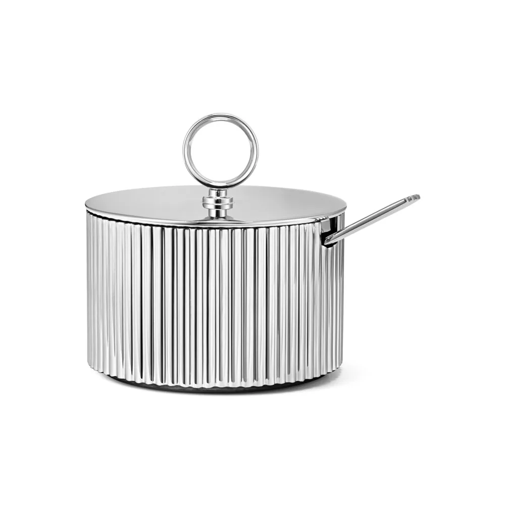 Georg Jensen Bernadotte Sukkerskål med Ske 10014932
