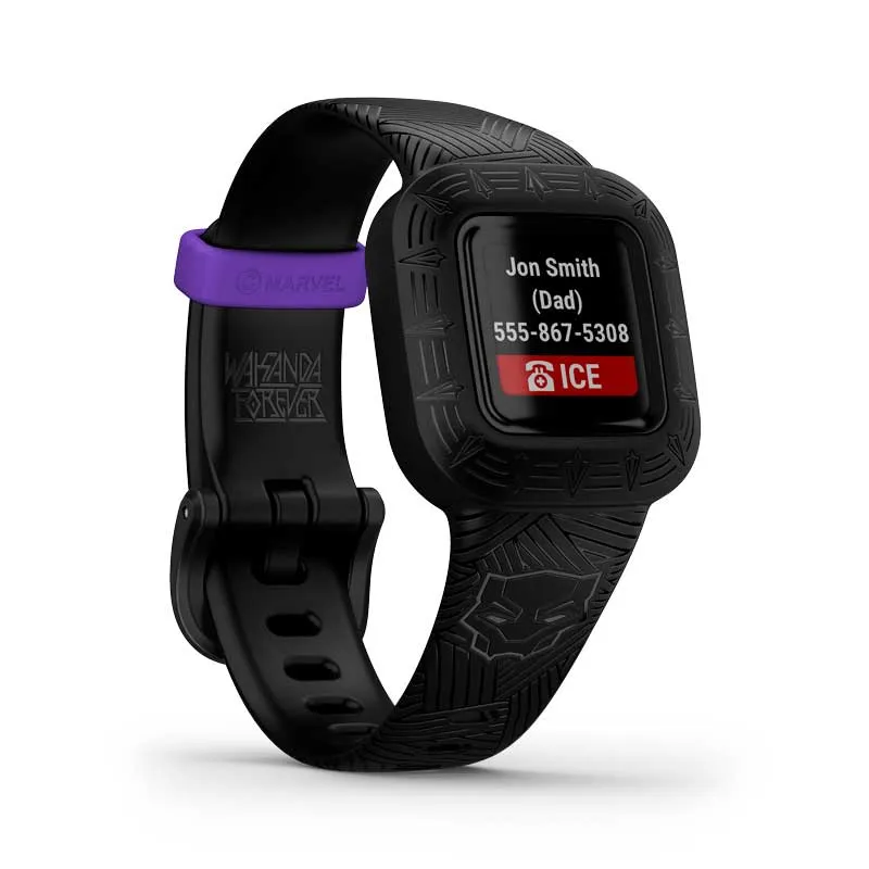 Garmin vivofit jr. 3 Marvel Black Panther