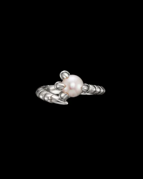 Maria Nilsdotter Claw Pearl Ring CP-06-RIB-30