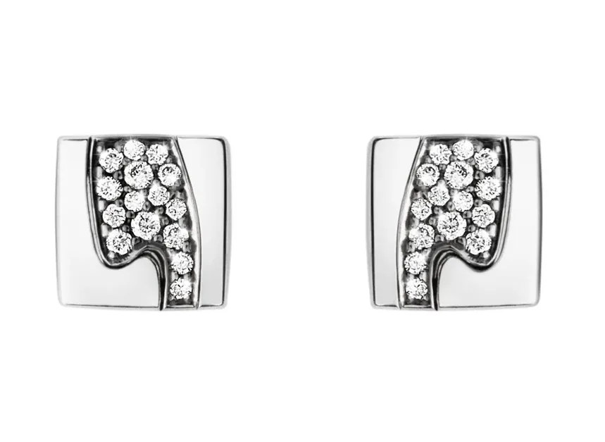 Georg Jensen Fusion Øreringe Hvidguld 3519824