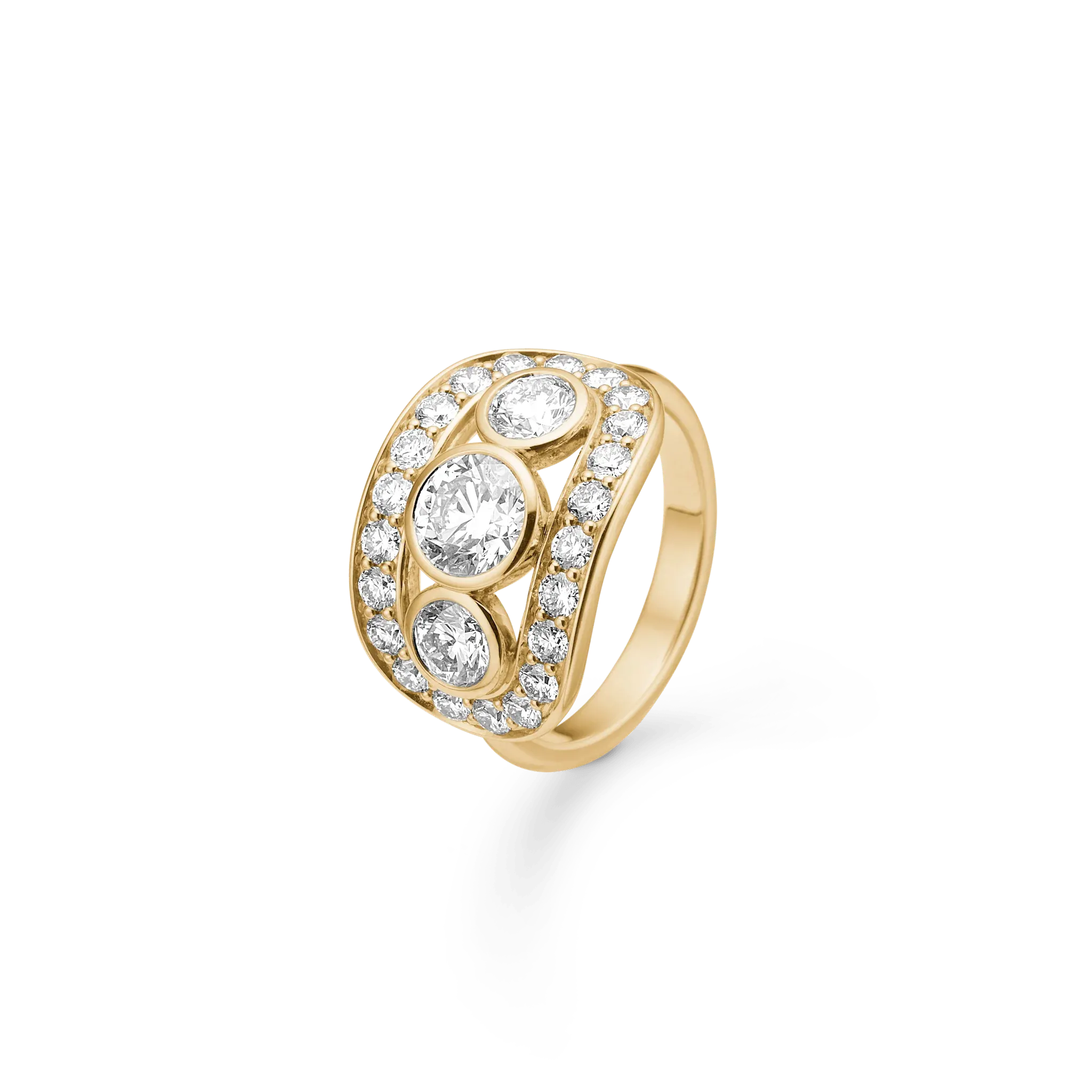 Julie Sandlau Heritage Trio Ring YG-RI341