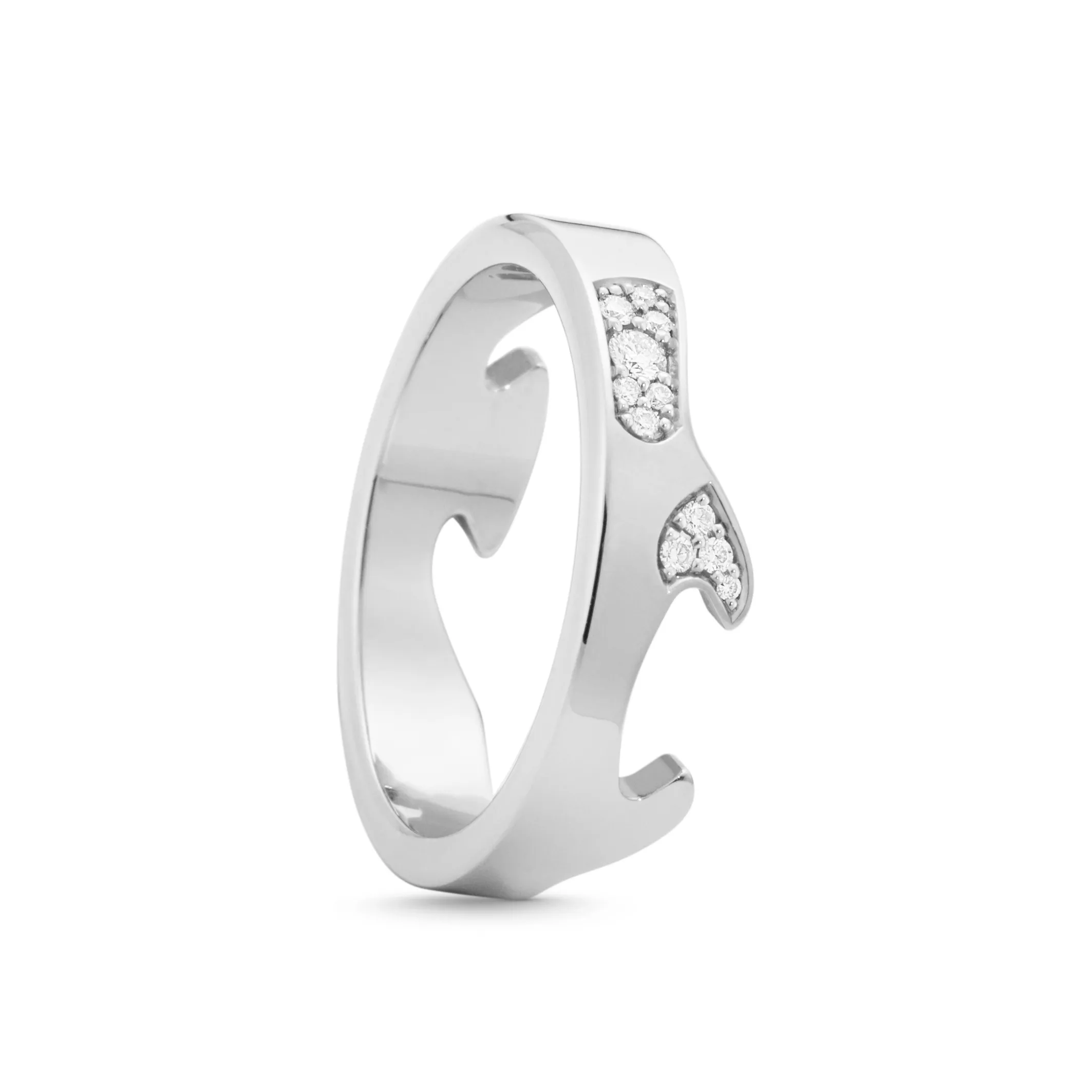 Georg Jensen Fusion Endering Hvidguld AB 20001063 