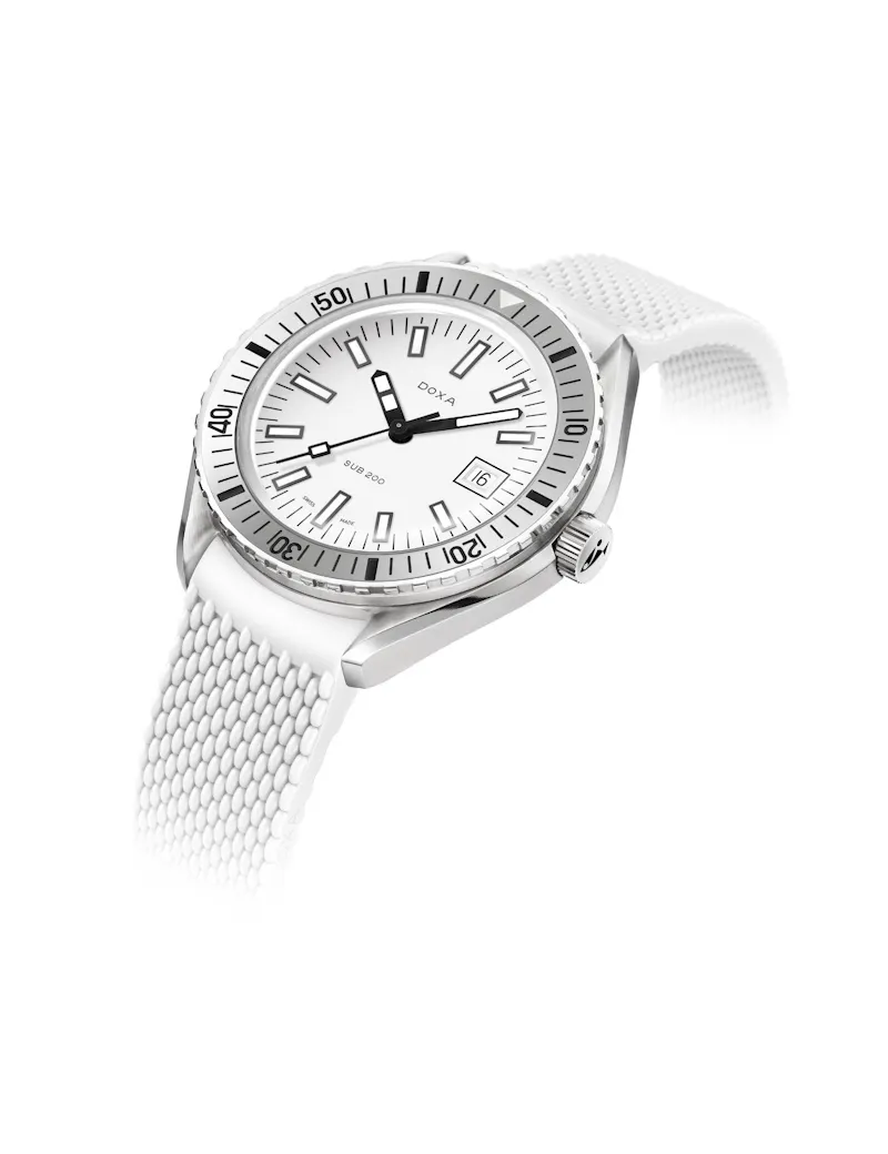 DOXA Sub 200 Whitepearl 796.10.011.23