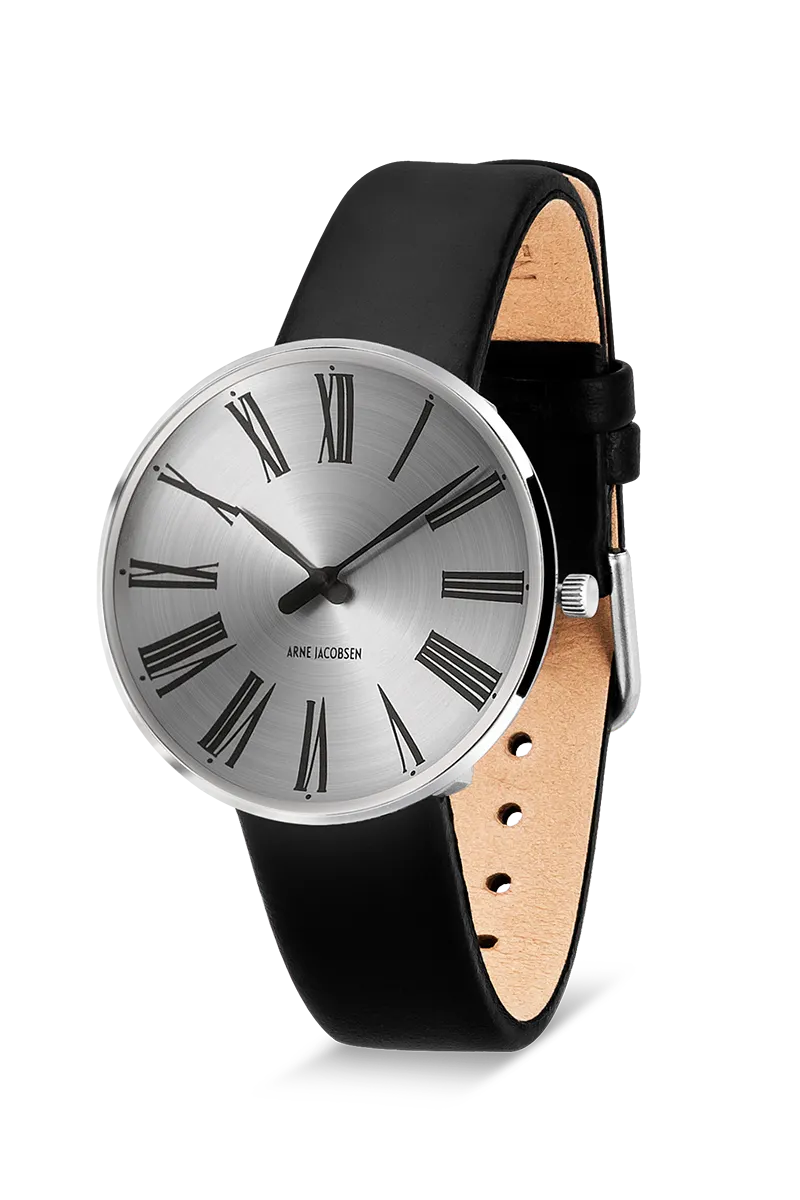 Arne Jacobsen Roman Sunray Silver 34 mm 53309-1601P