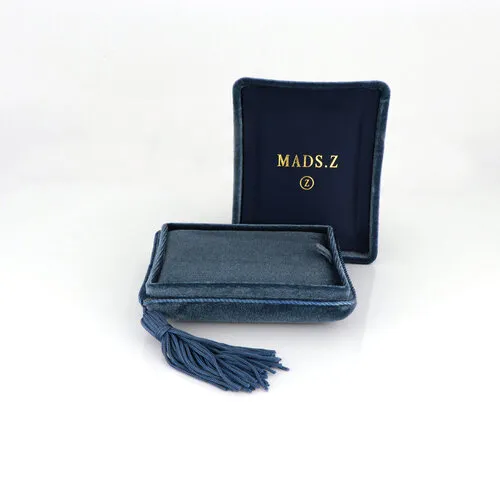 Mads Z Velour æske str. medium - blue 1213-M-2