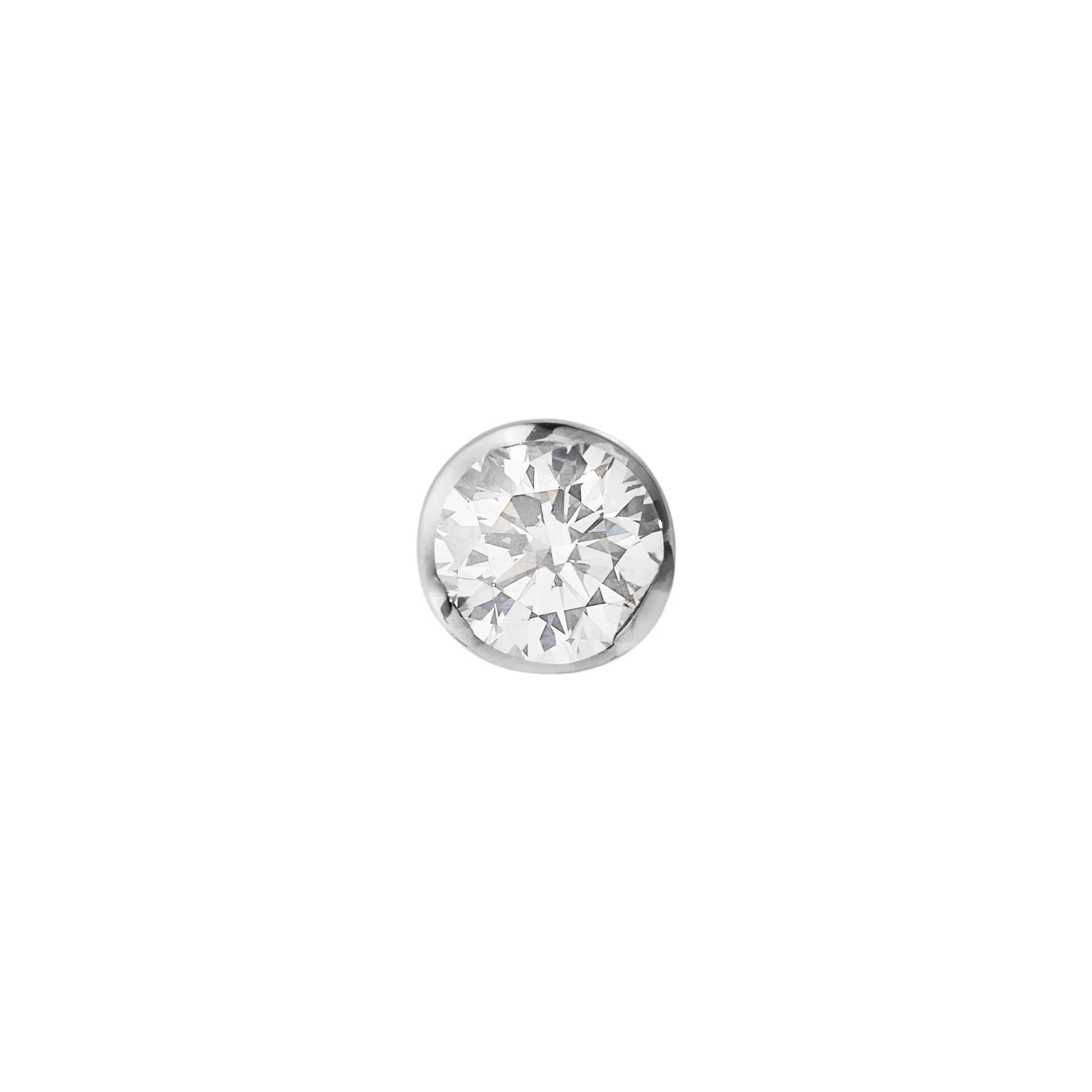 Georg Jensen Signature Hvidguld Solitaire Ørestik 20001349