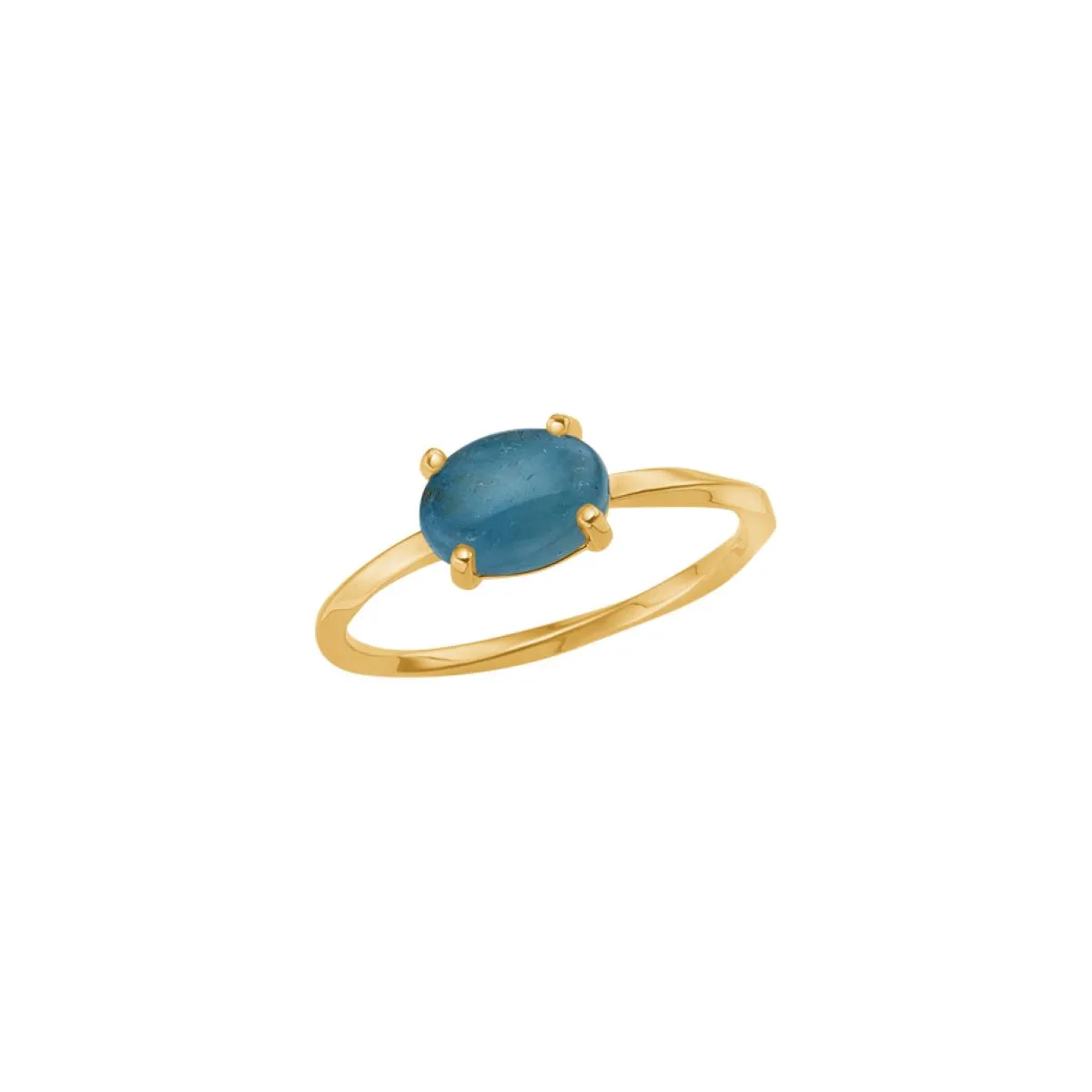 Carré 10-Karat ring med Akvamarin TR 4355 AQ