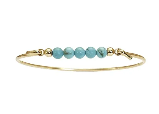 Heiring armring med turkis top 53-4-01FG