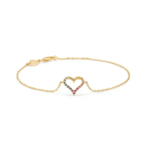 Mads Z Tender Heart Rainbow Armbånd 1554340
