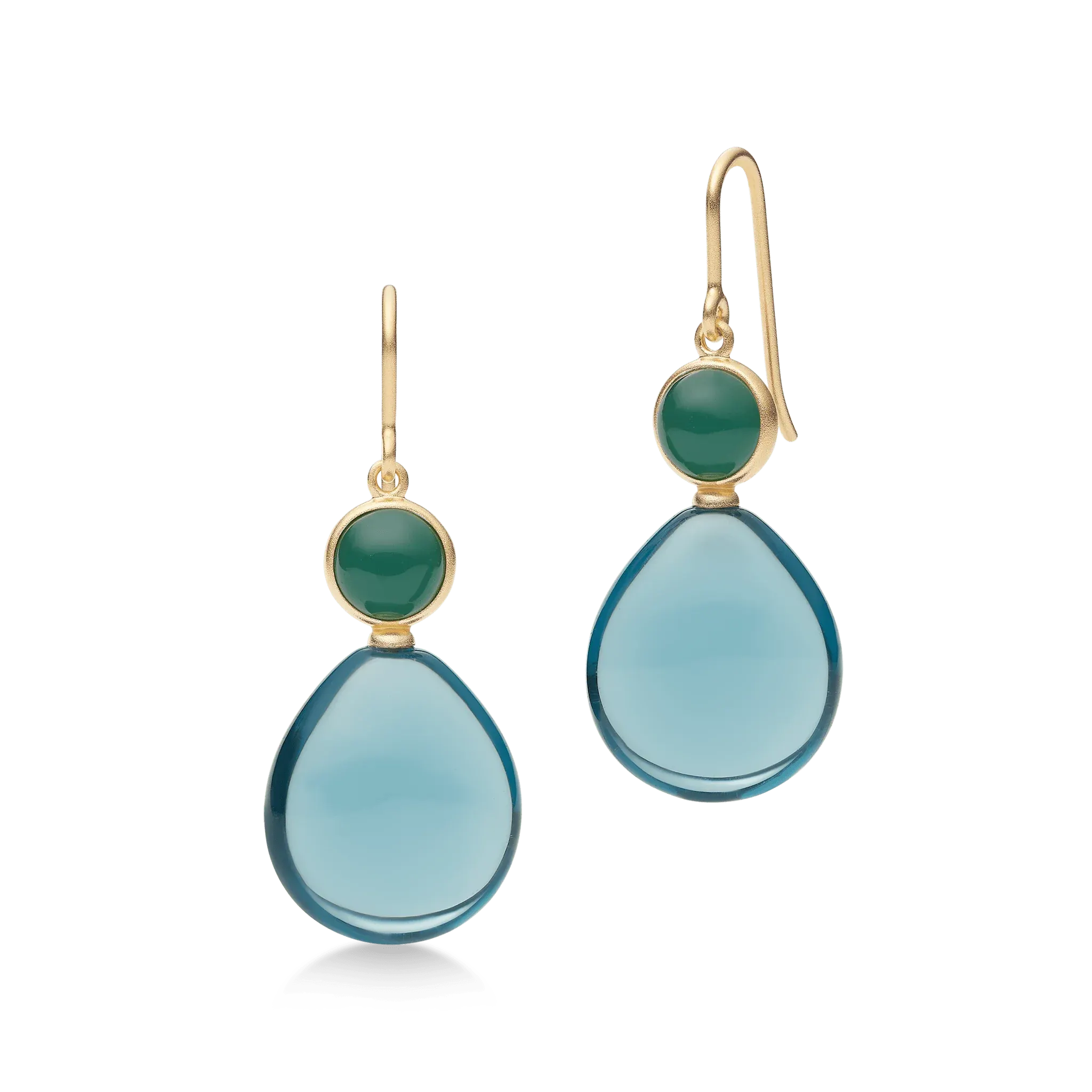 Julie Sandlau Prime Drop Ørernge Midnight og London Blue Crystal HKS842GDMDLBCR