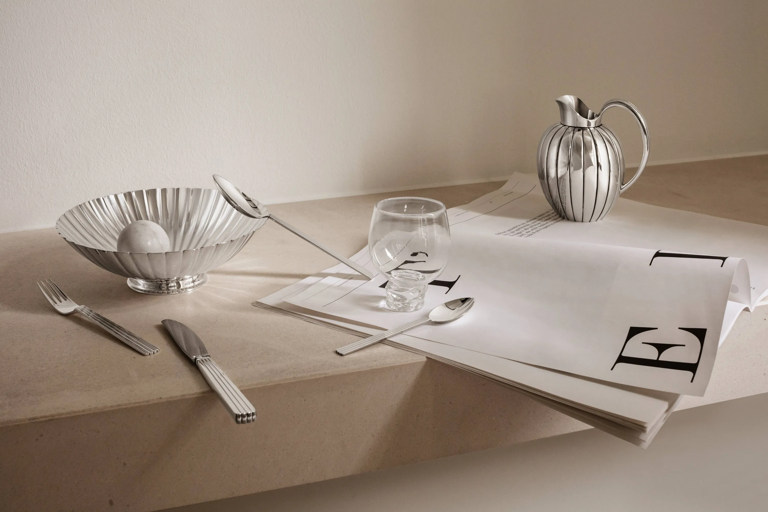 Georg Jensen Bernadotte Skål 856B Stor