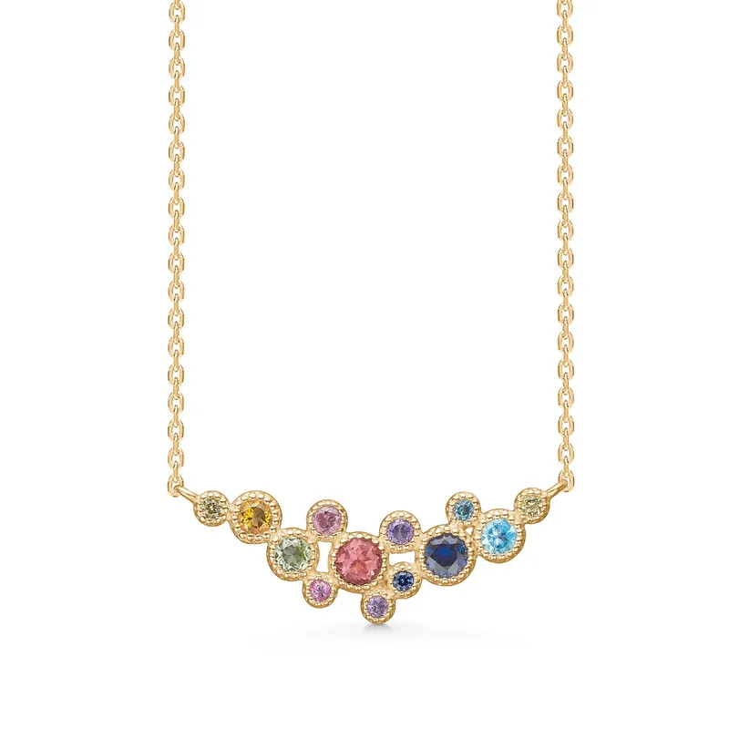 Mads Z Luxury Rainbow Halskæde 1524062