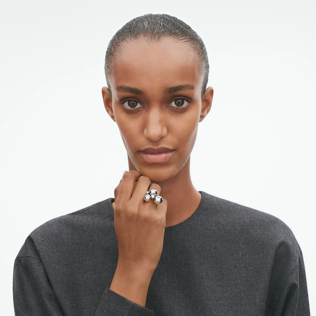 Georg Jensen Moonlight Grapes Ring 20000660