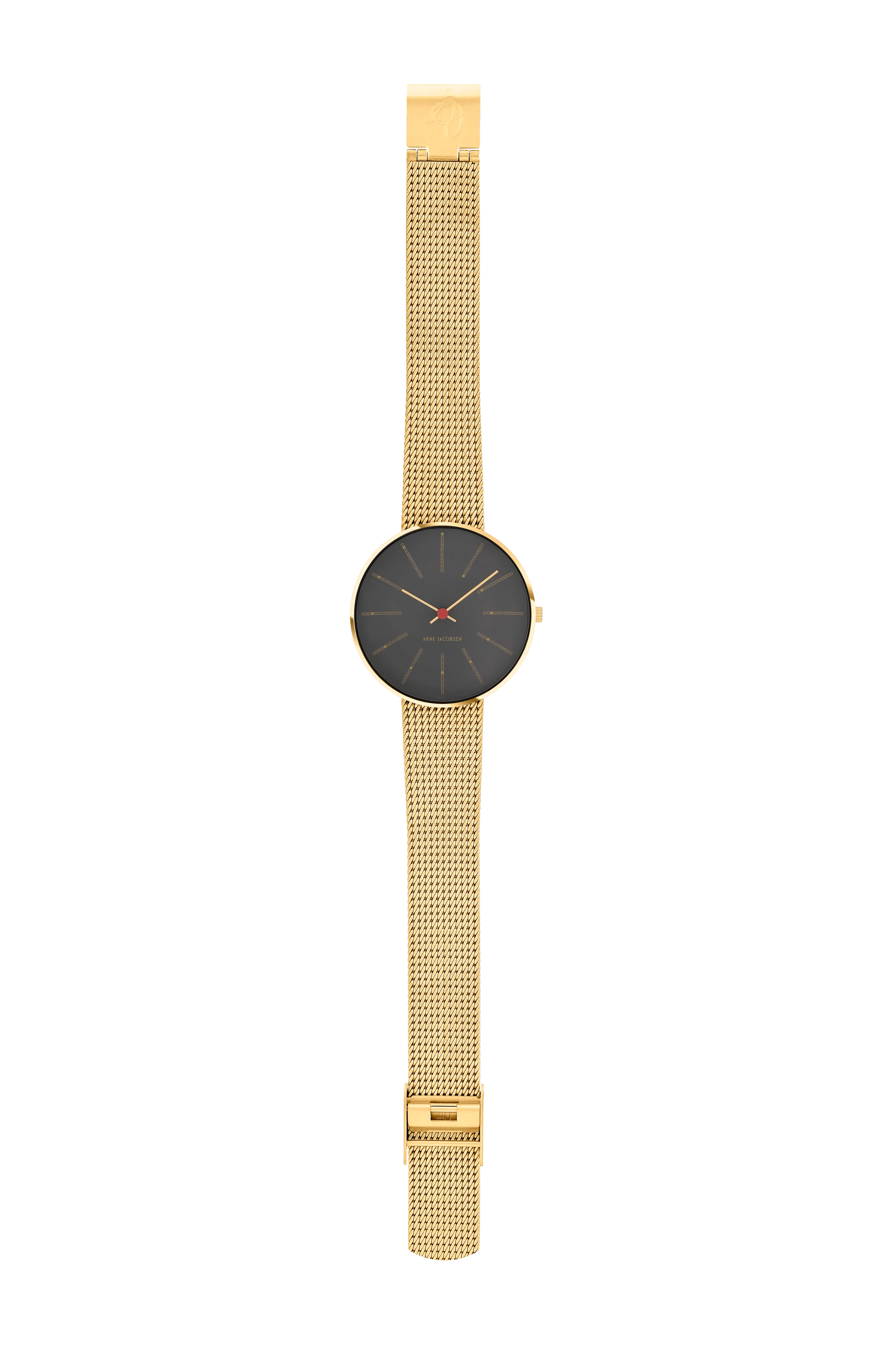Arne Jacobsen Bankers Porsgrunn Grey 34mm 53109-1609